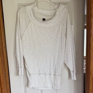 We The Free Off-the-Shoulder Sweater in White